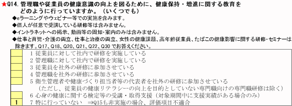管理職や従業員への研修・情報提供